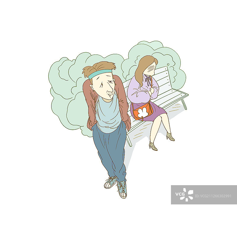 搞笑相亲漫画插图图片素材