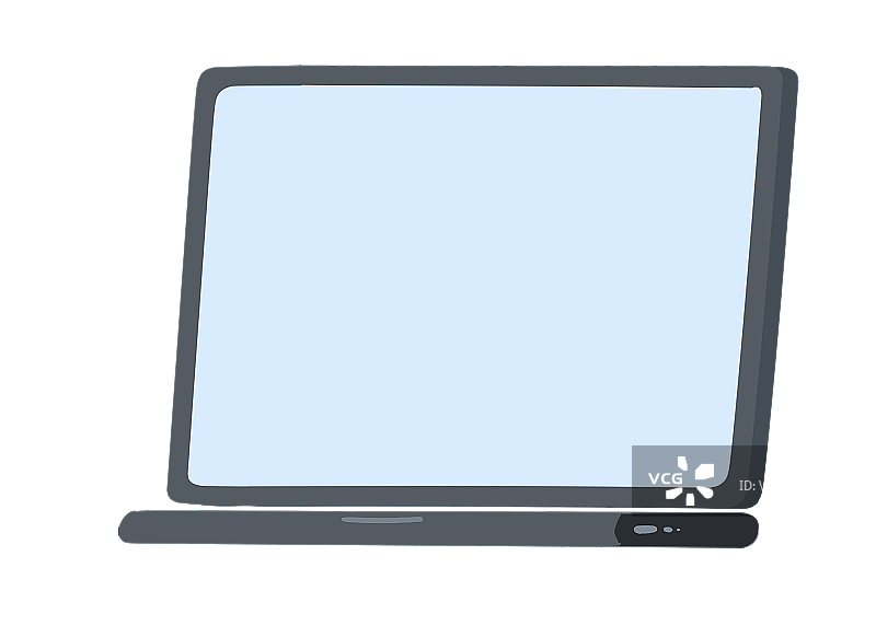 扁平化笔记本电脑图片素材