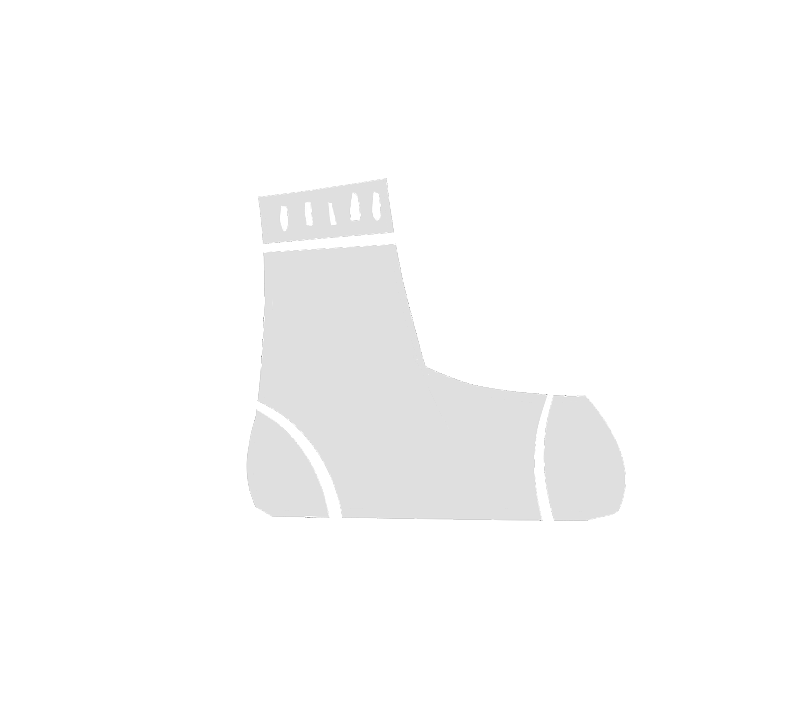 白色的袜子图标标识插画元素图片素材