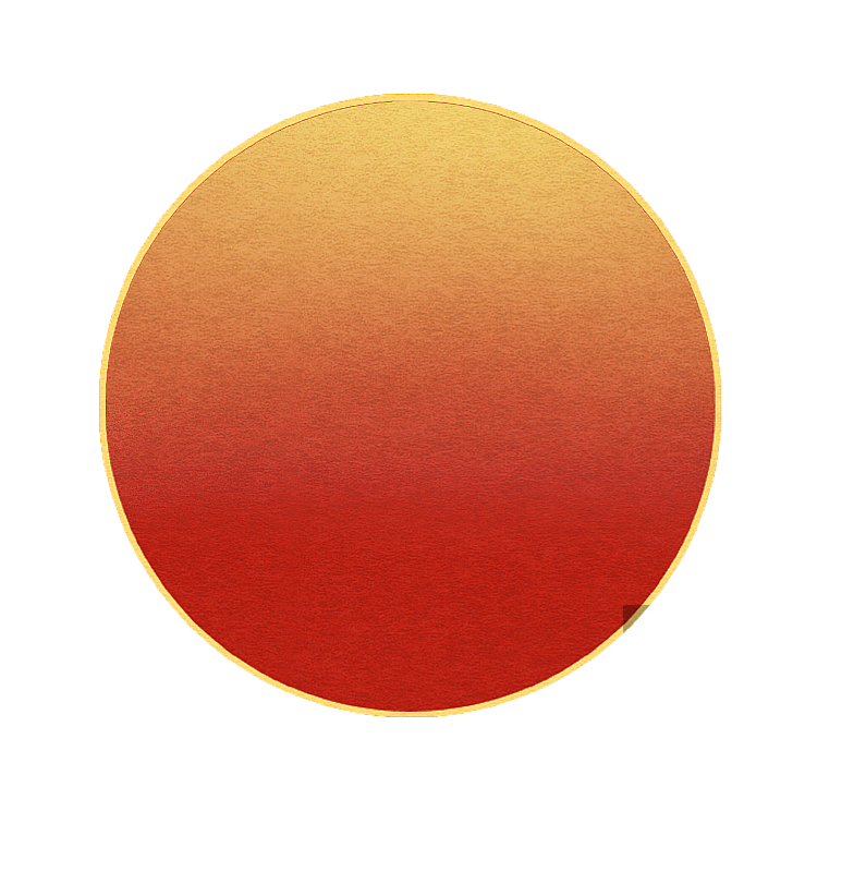 国潮风太阳插画元素图片素材