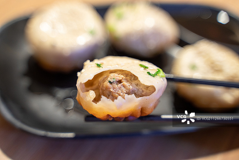 上海著名特色小吃生煎包图片素材