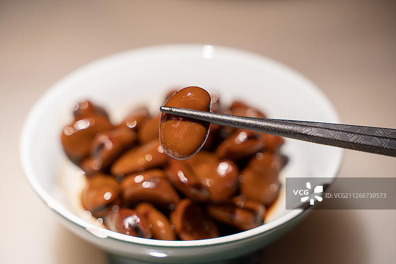 浙江绍兴著名传统小吃茴香豆图片素材