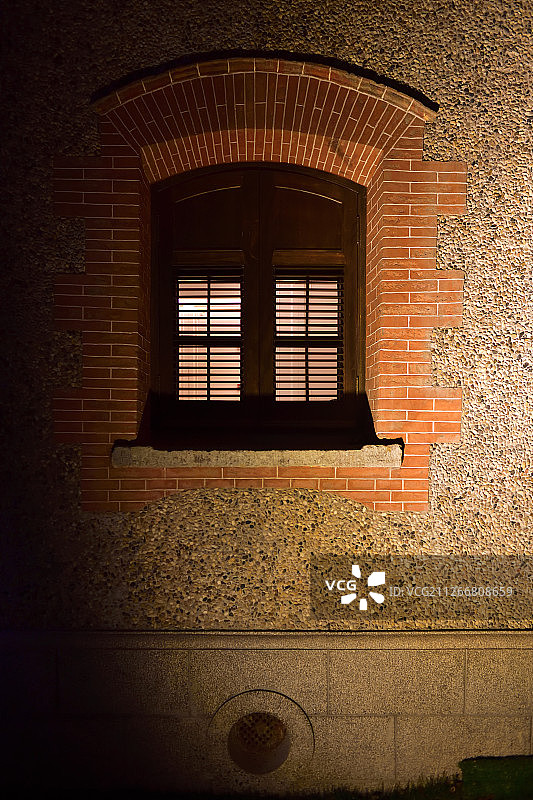 复古百叶窗台图片素材