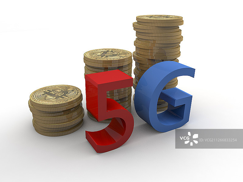 5g网络比特币图片素材