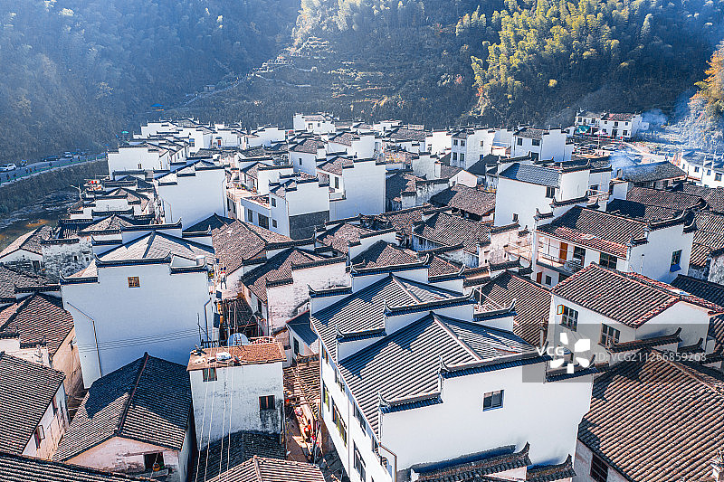 江西上饶婺源菊径村庄图片素材