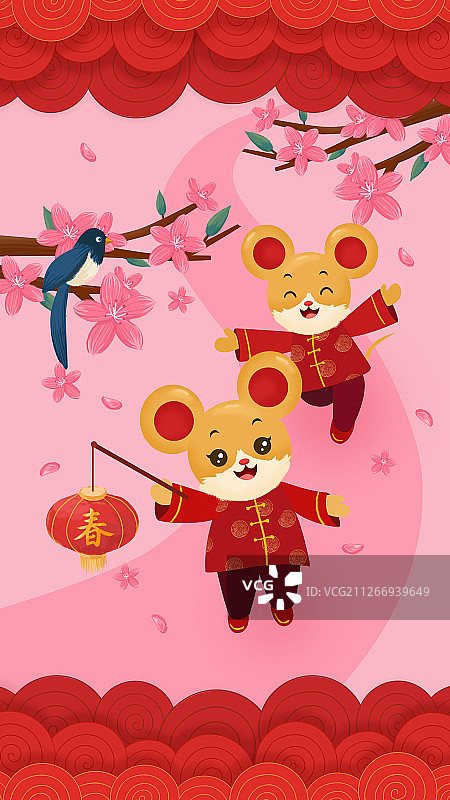 锦鼠报春图片素材