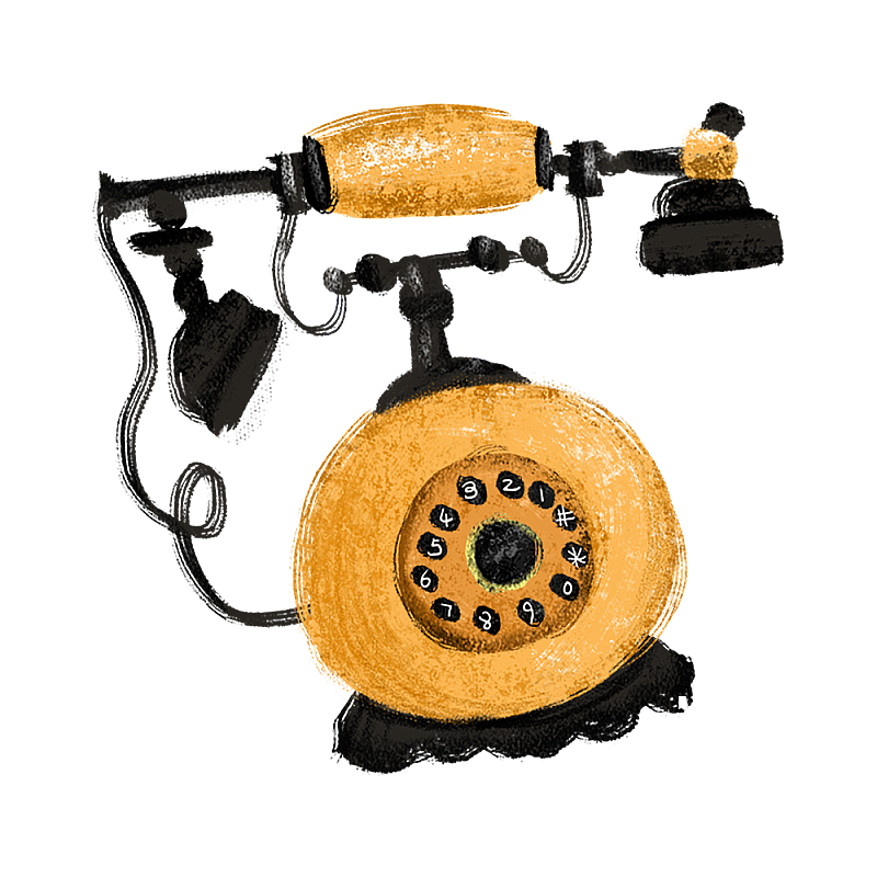 复古怀旧风老式电话图片素材
