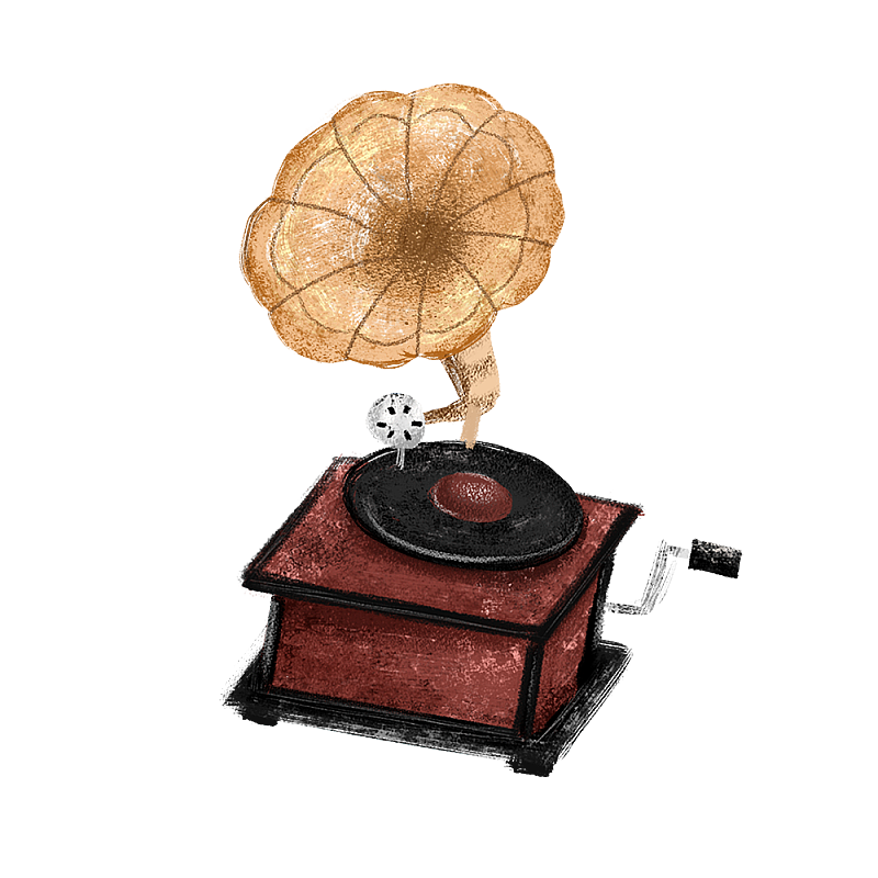 复古老式仿古留声机图片素材