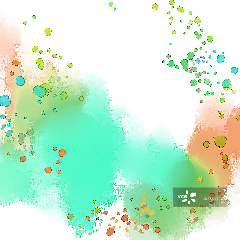 水彩水迹晕染彩色纹路插画元素图片素材