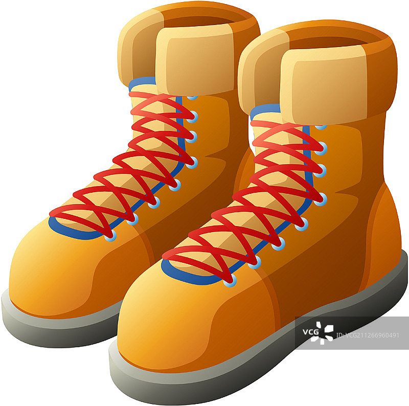 徒步靴图标图片素材