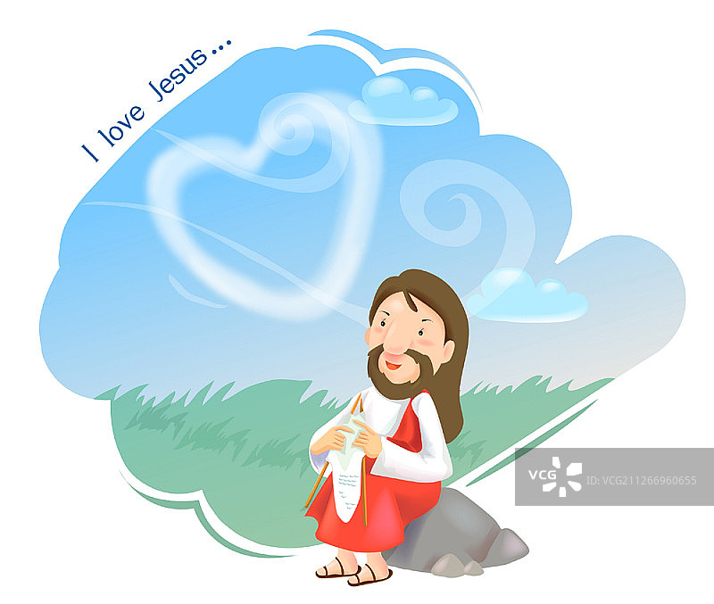 基督教概念矢量插画图片素材