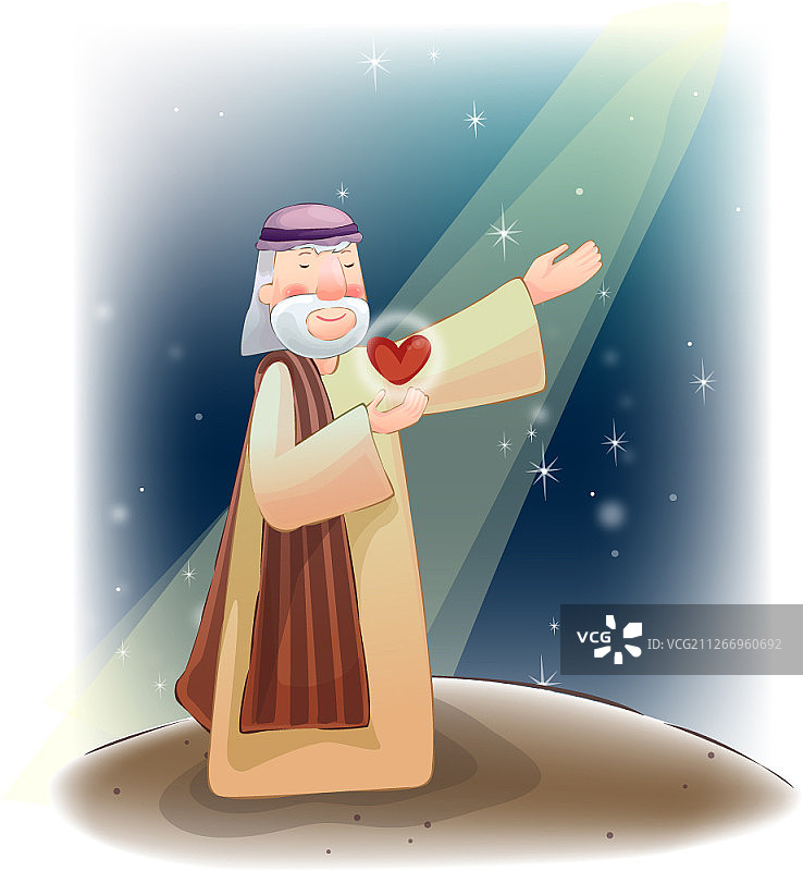 基督教概念矢量插画图片素材