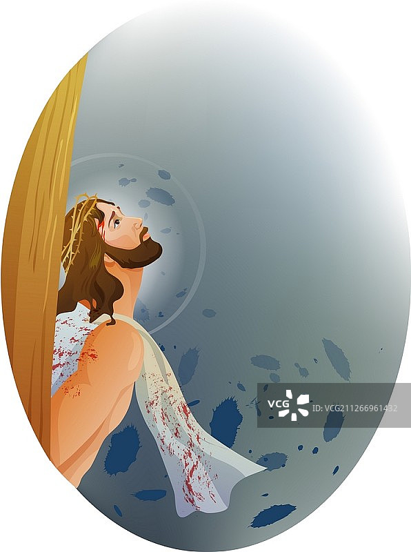 基督教概念矢量插画图片素材