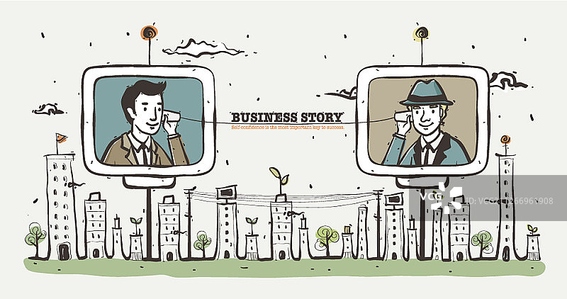 商务概念矢量插图图片素材