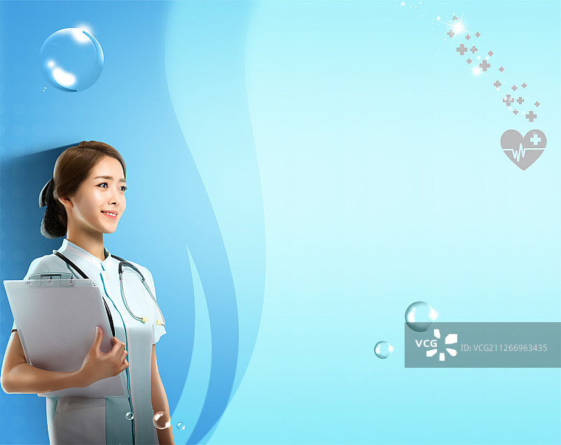 医疗保健主题数字合成图像图片素材