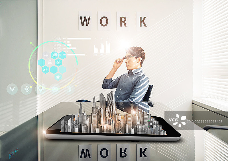 商业主题数字合成图图片素材