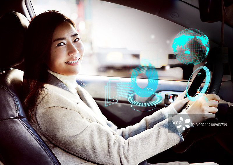 具有全息图的智能科技主题数字合成图像图片素材