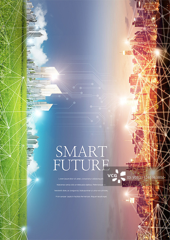 未来城市数字合成图像图片素材