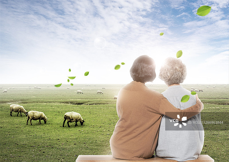 幸福家庭数字合成图图片素材