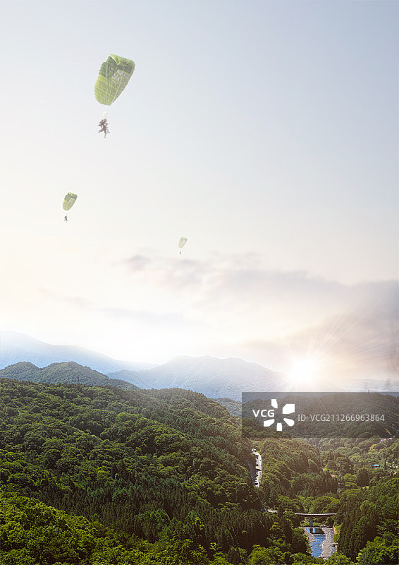 旅行主题数字合成图像图片素材