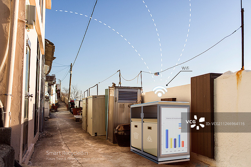 智慧城市主题3D图图片素材