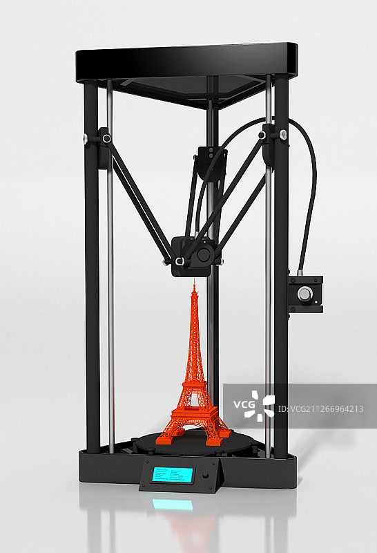 3D打印机3D插画图片素材