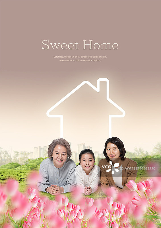 以温馨的家为主题的家庭数字合成图像图片素材
