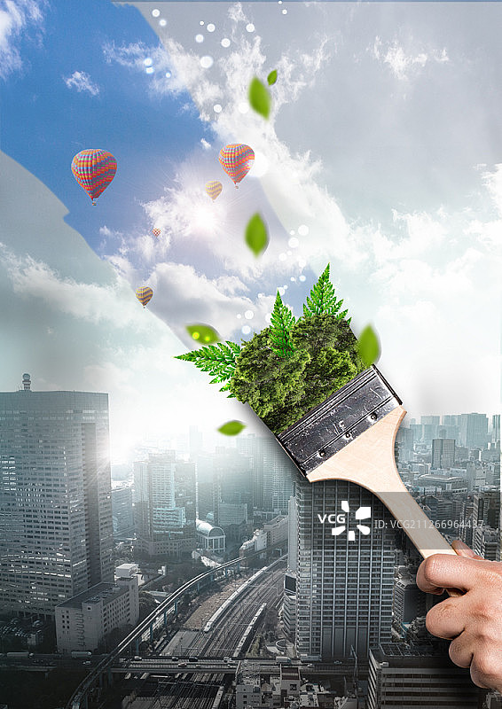 生态主题数字合成图像图片素材