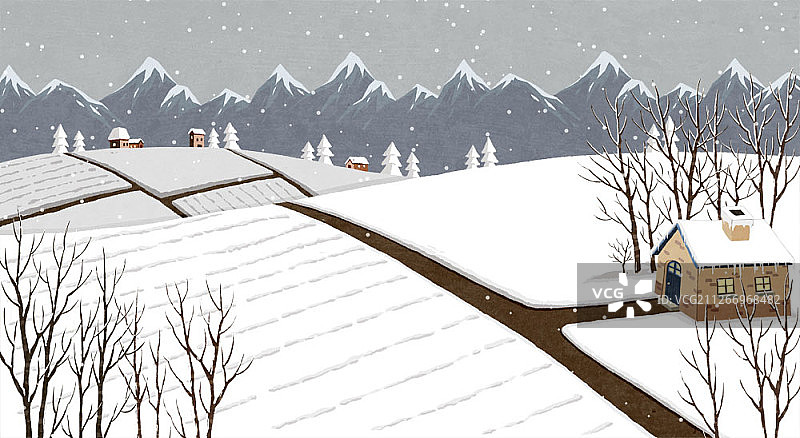 季节背景插画图片素材