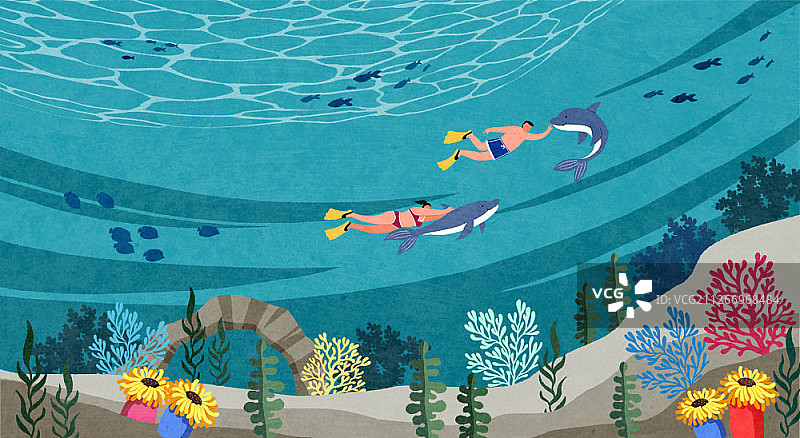 季节背景插画图片素材