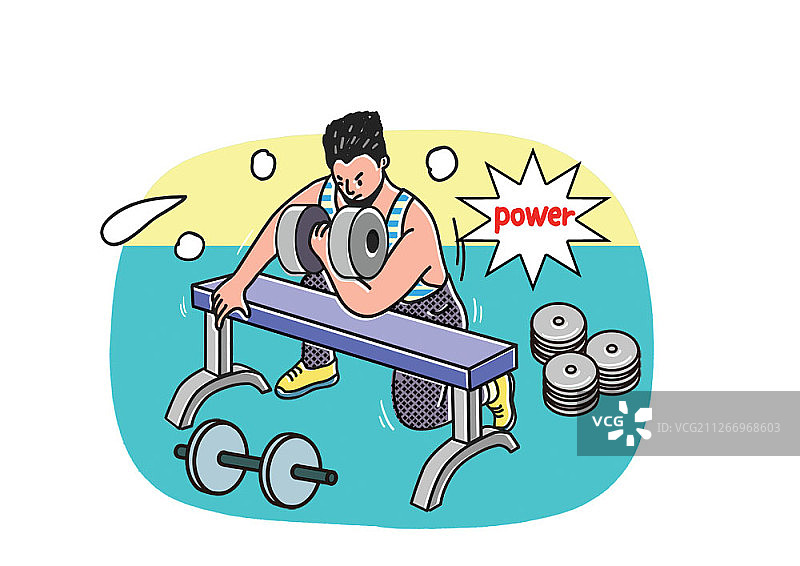 运动主题插画图片素材