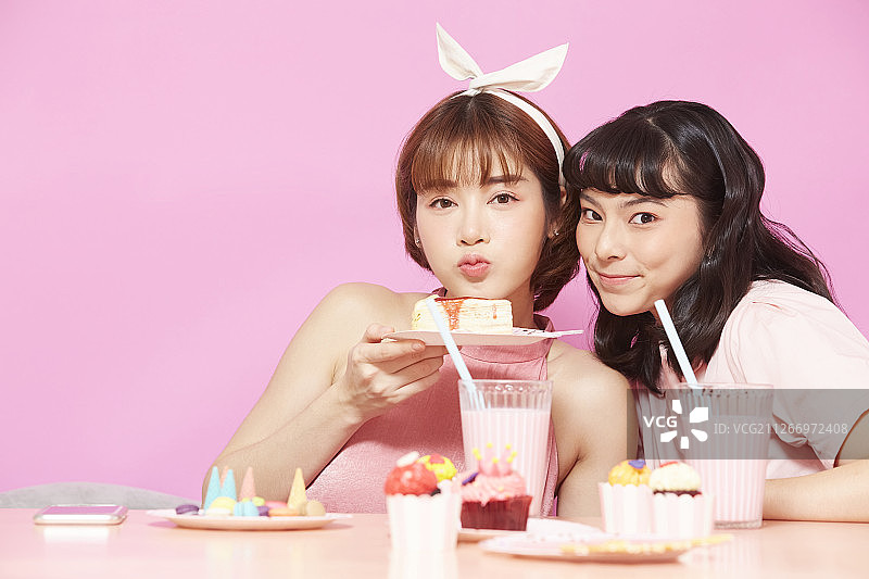 女士协会茶歇粉色背景图片素材