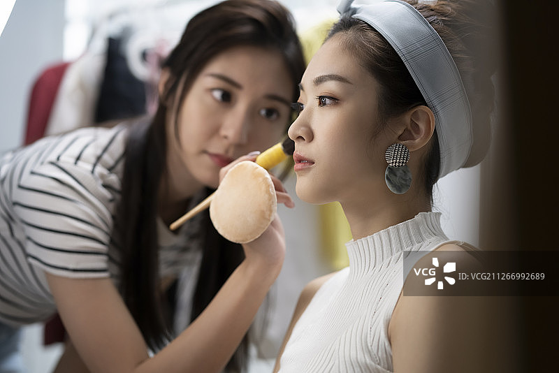 邮购业务影棚化妆图片素材