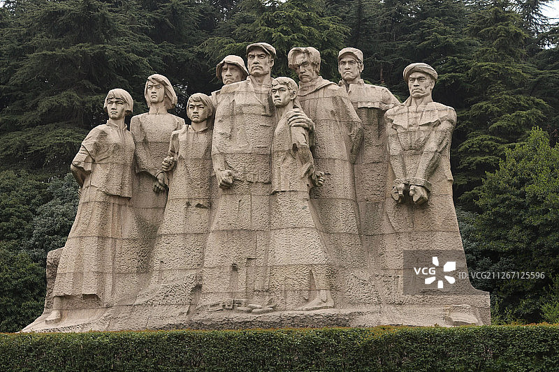 南京雨花台雕塑图片素材