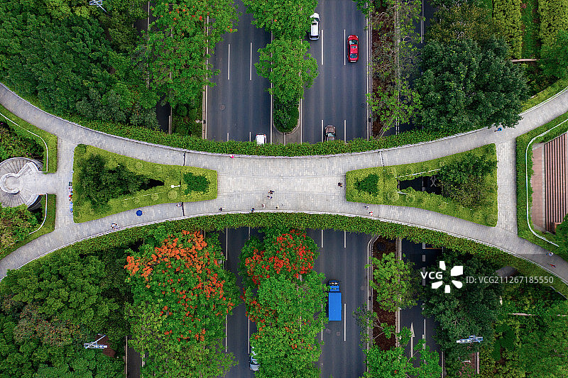 人行天桥图片素材
