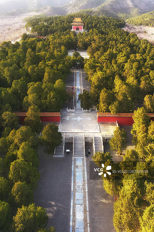 北京市昌平明十三陵风景图片素材