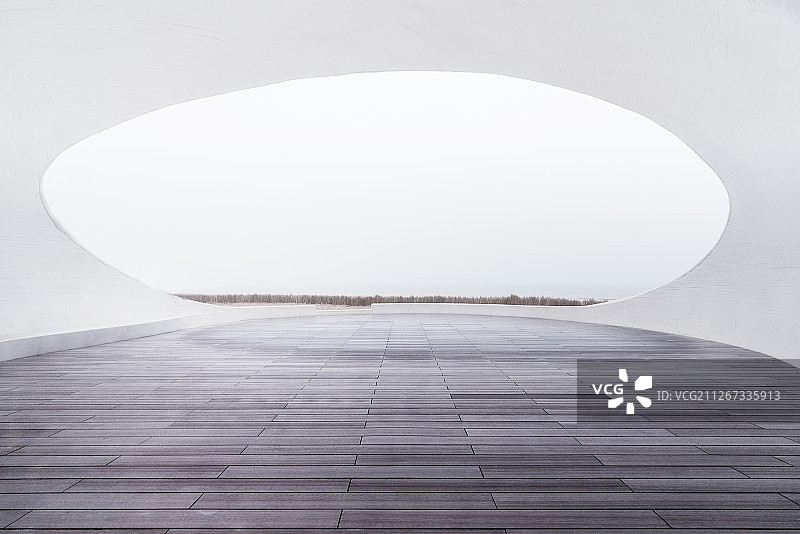 白色曲线设计建筑图片素材