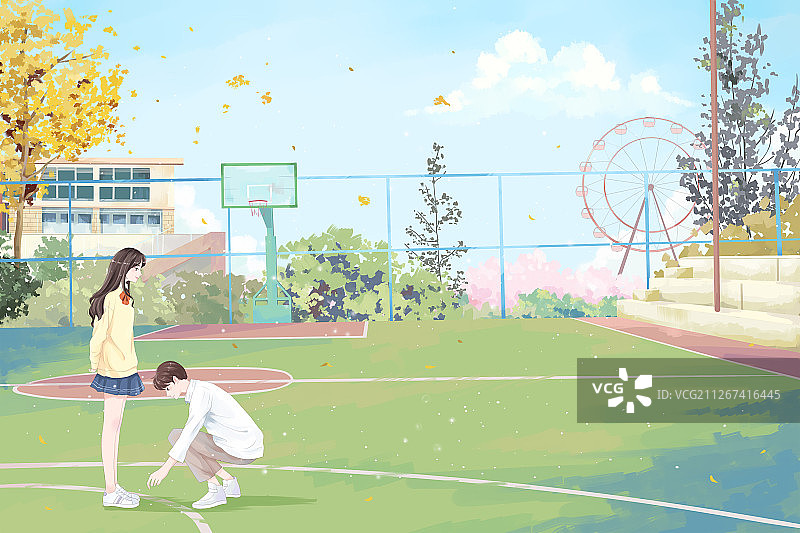 系鞋带图片素材