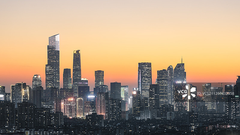 广州城市风光。图片素材