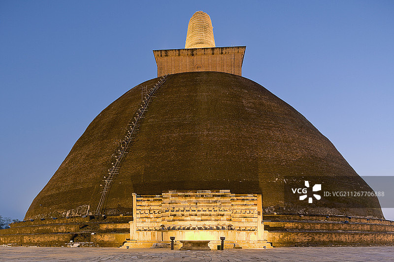 斯里兰卡阿努拉德普勒的杰特瓦纳拉玛塔图片素材