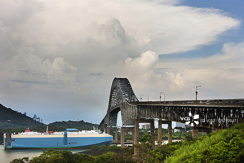 巴拿马城附近的美洲桥图片素材