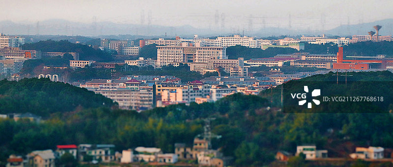 湘潭大学全景图图片素材