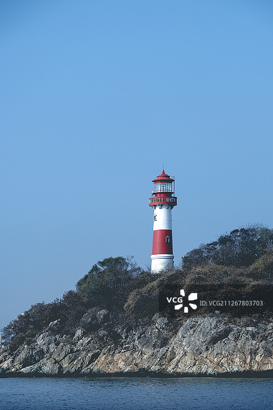 厦门鼓浪屿的灯塔图片素材