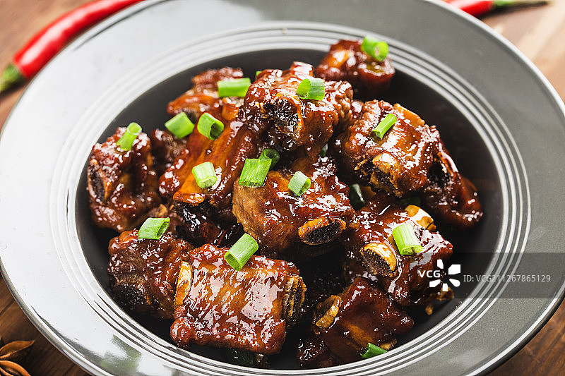 红烧排骨图片素材