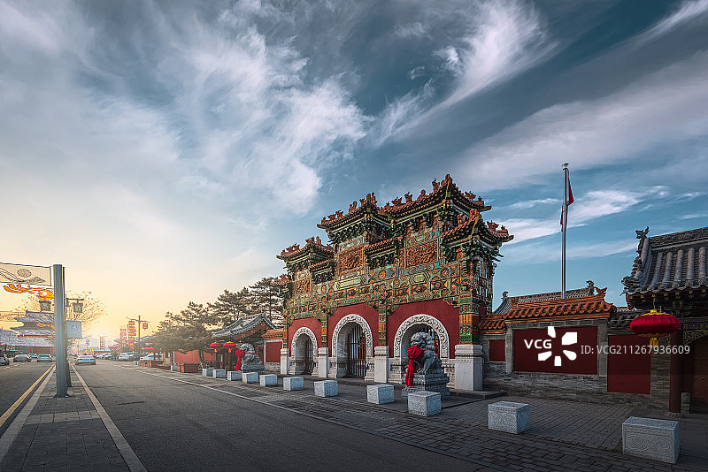 山西省大同市法华寺图片素材