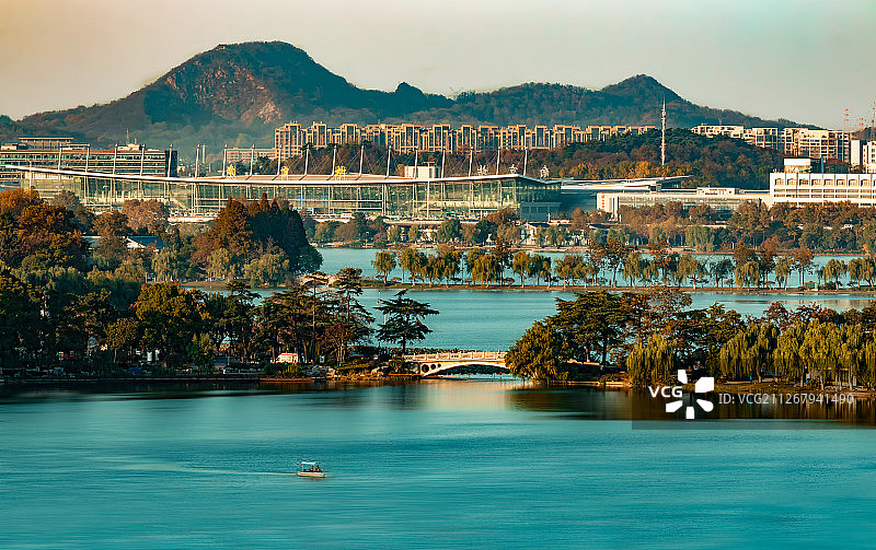 碧波荡漾玄武湖图片素材