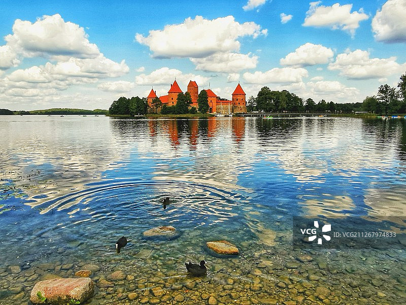 特拉凯城堡图片素材