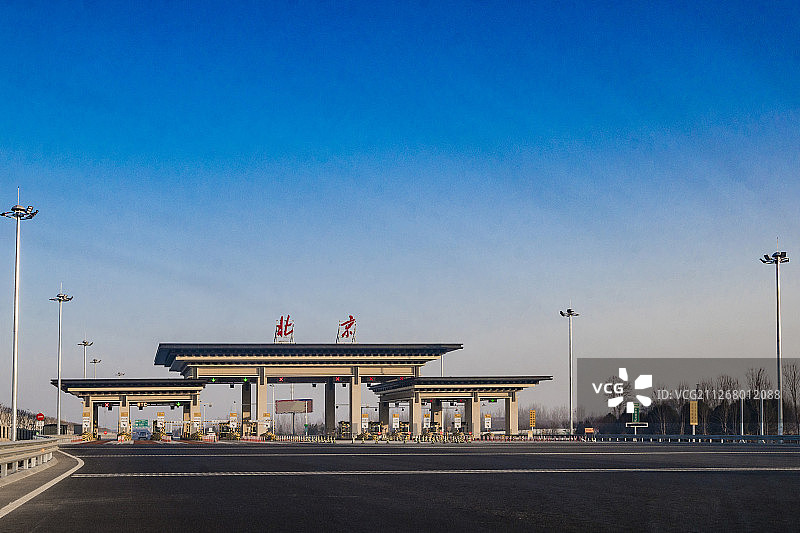 高速路收费站图片素材