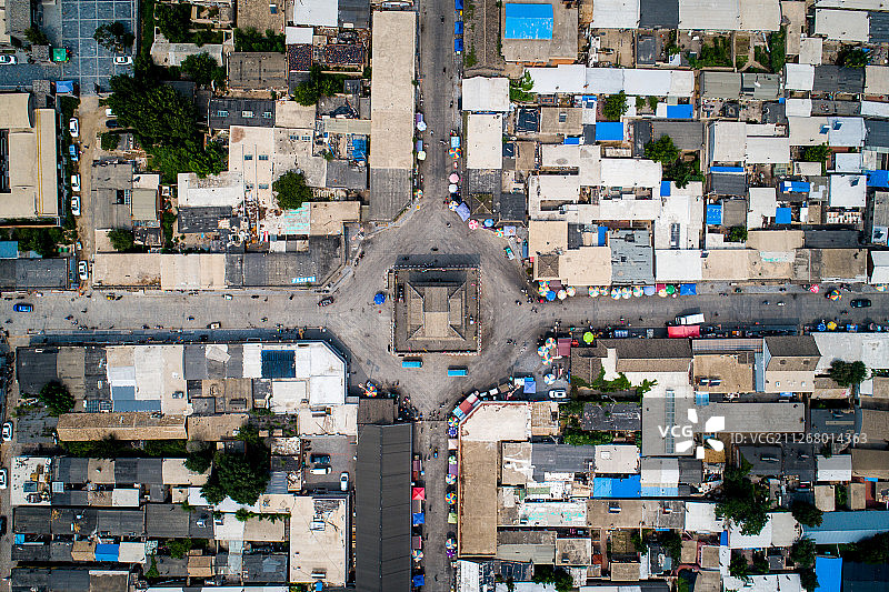 辽宁省葫芦岛兴城古城航拍图片素材