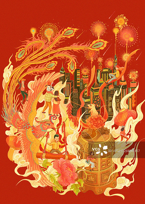 新年钟声图片素材